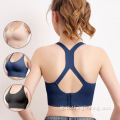 Na-agba ọsọ Yoga Open Back Yoga Bra maka nwanyị